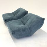Papillon Lounge Chairs by Guido Maria Rosati for Giovannetti in blue