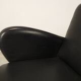 Vintage armchair skaï black