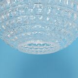 Stunning crystal glass pendant, Peill & Putzler, Germany, 1970s