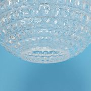Stunning crystal glass pendant, Peill & Putzler, Germany, 1970s