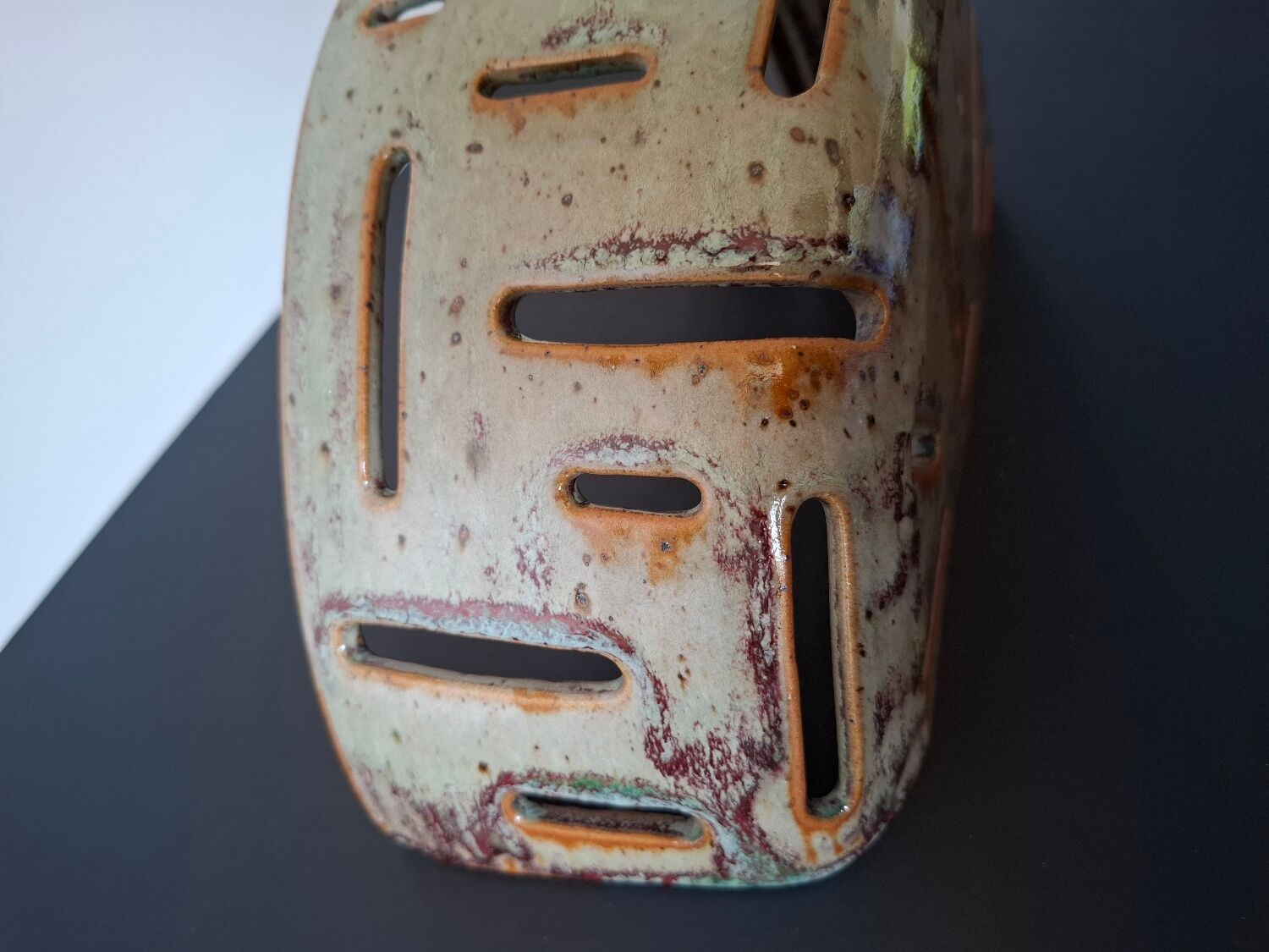 Ceramic wall light F.Comte