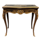 Antique wooden and brass game table – Timeless elegance