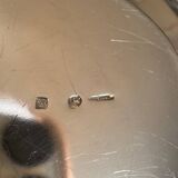 Two small dishes stamped Durousseau (Lyon)