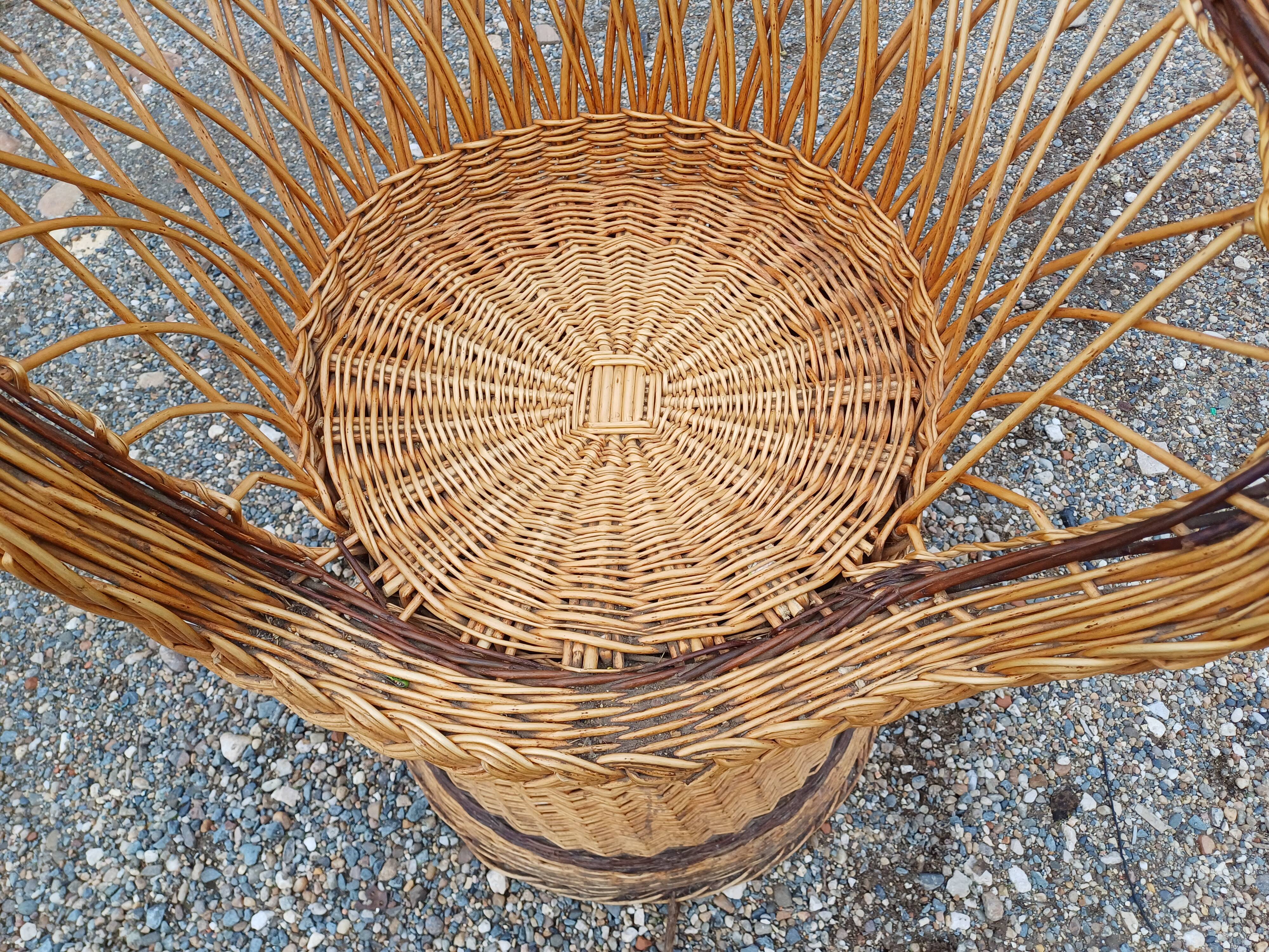 Emmanuelle wicker armchair