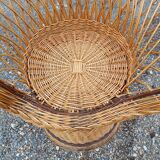 Emmanuelle wicker armchair
