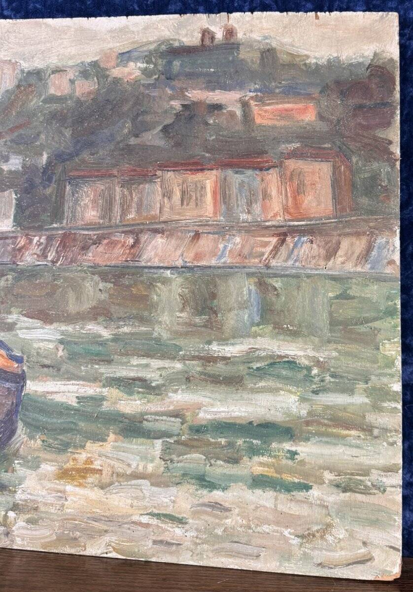 Jacques Bardet: oil painting on panel circa 1940