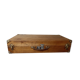 Antique wooden suitcase