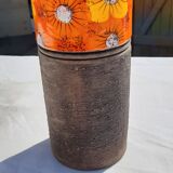 Vintage Vase Enamelled Sandstone of Scandinavian Style