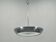 Bauhaus UFO Chandelier by Drupol, Chrome Glass Pendant, 1940s