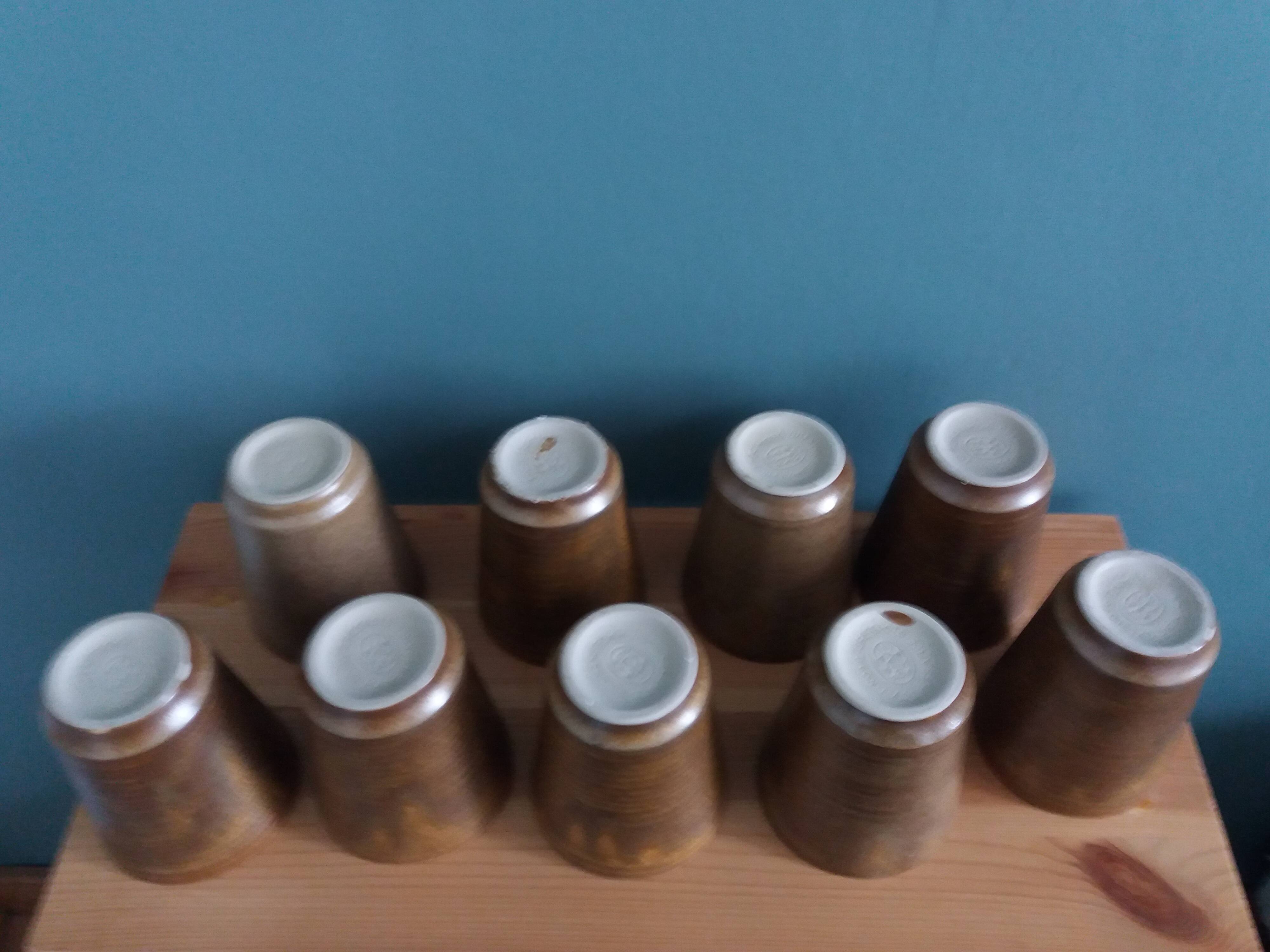 Digoin stoneware cider or orangeade service