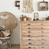 Craft cabinet with drawers