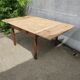 Square farmhouse table with extensions
