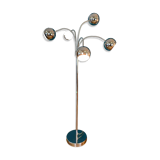 Eyeball floor lamp with 5 articulated lights