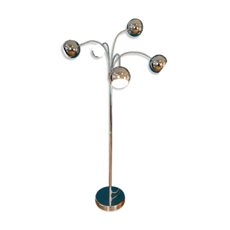Eyeball floor lamp with 5 articulated lights