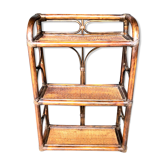 Rattan shelf