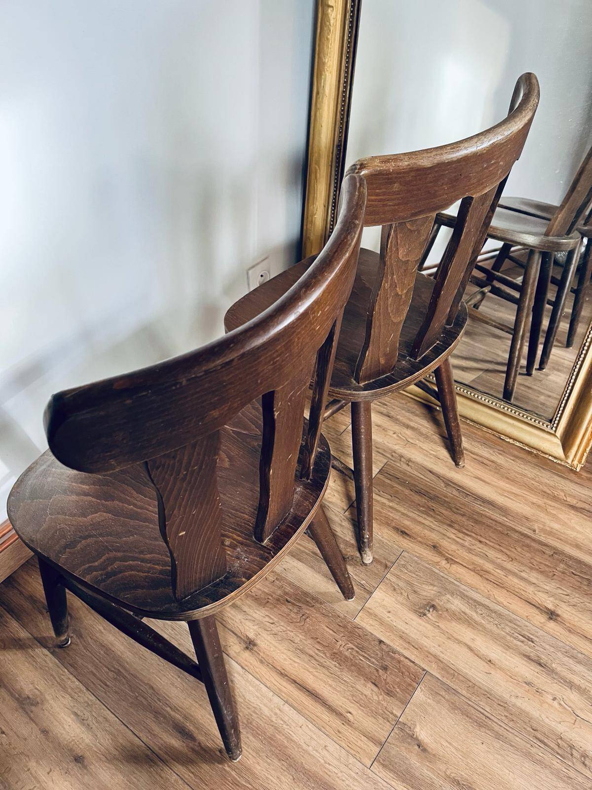 Pair of bistro chairs