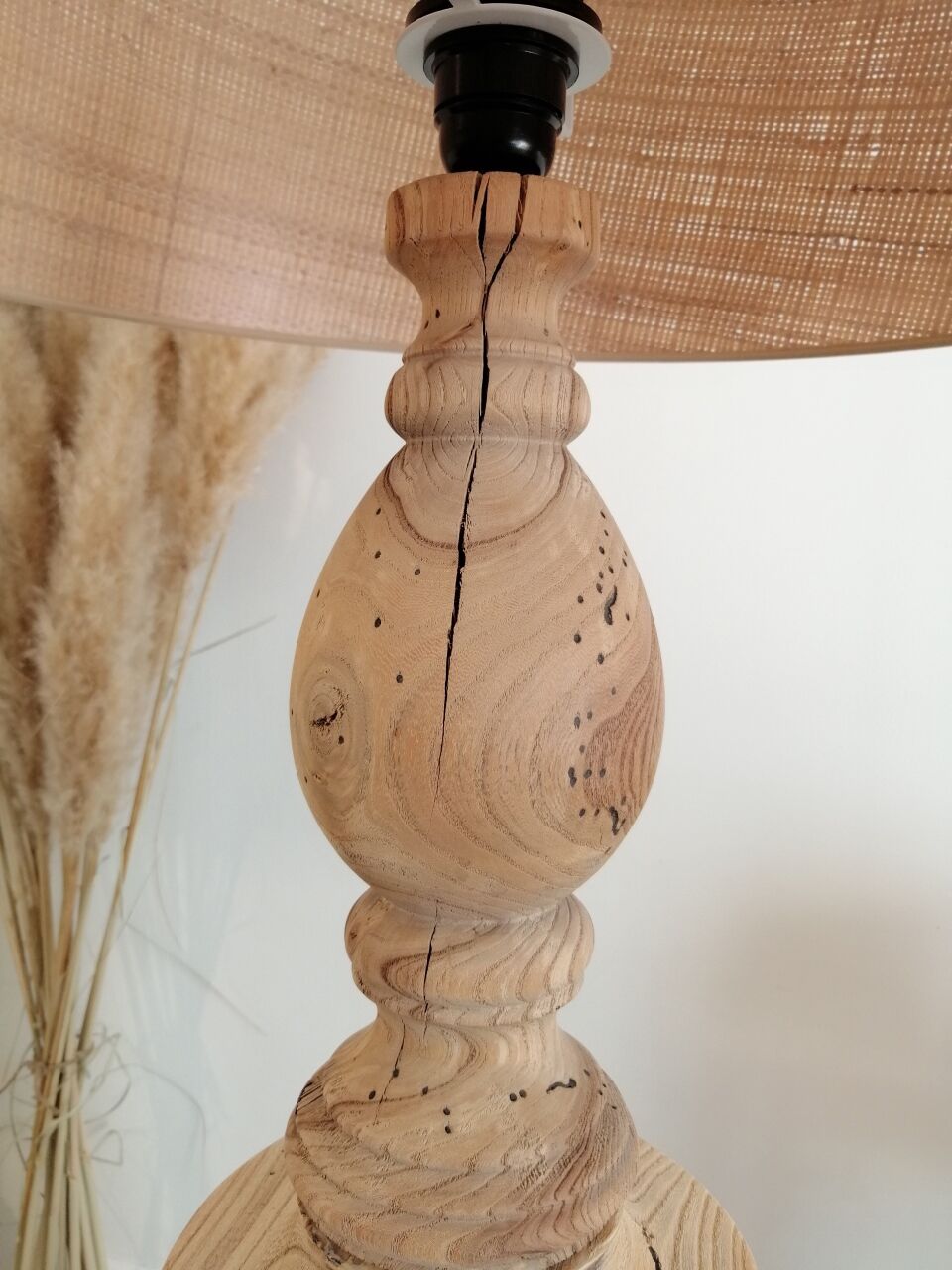 Vintage wooden floor lamp revisited