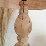 Vintage wooden floor lamp revisited