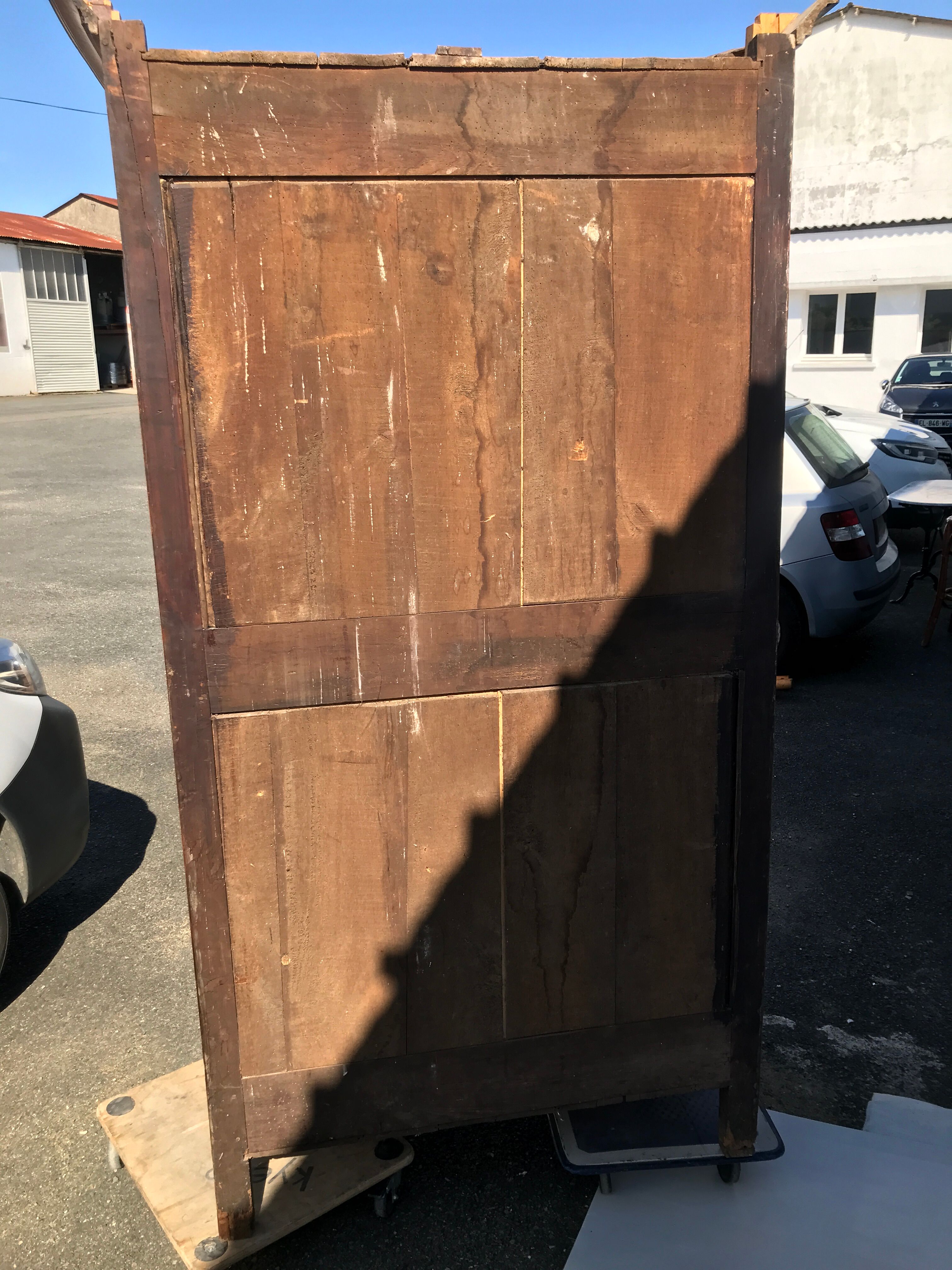 Louis XV marquetry bonnetière 1950s