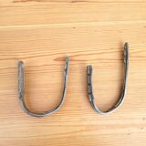 Pair of old coat hooks circa 1930