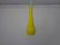 Yellow Teardrop Glass Ceiling Lamp from Holmegaard, Denmark, 1960s