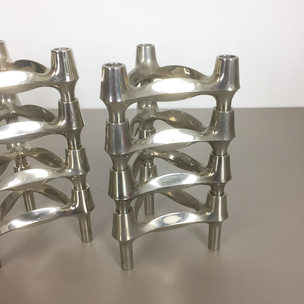 Lot of 20 Caesar Stoffi BMF Nagel 70s vintage candlesticks