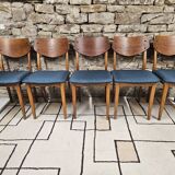 Set of 5 Scandinavian chairs