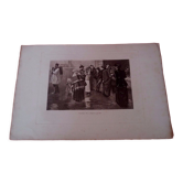Antique print after Enrique Melida XIXth