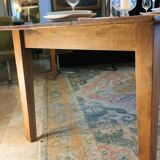 Solid oak farmhouse table 260x100