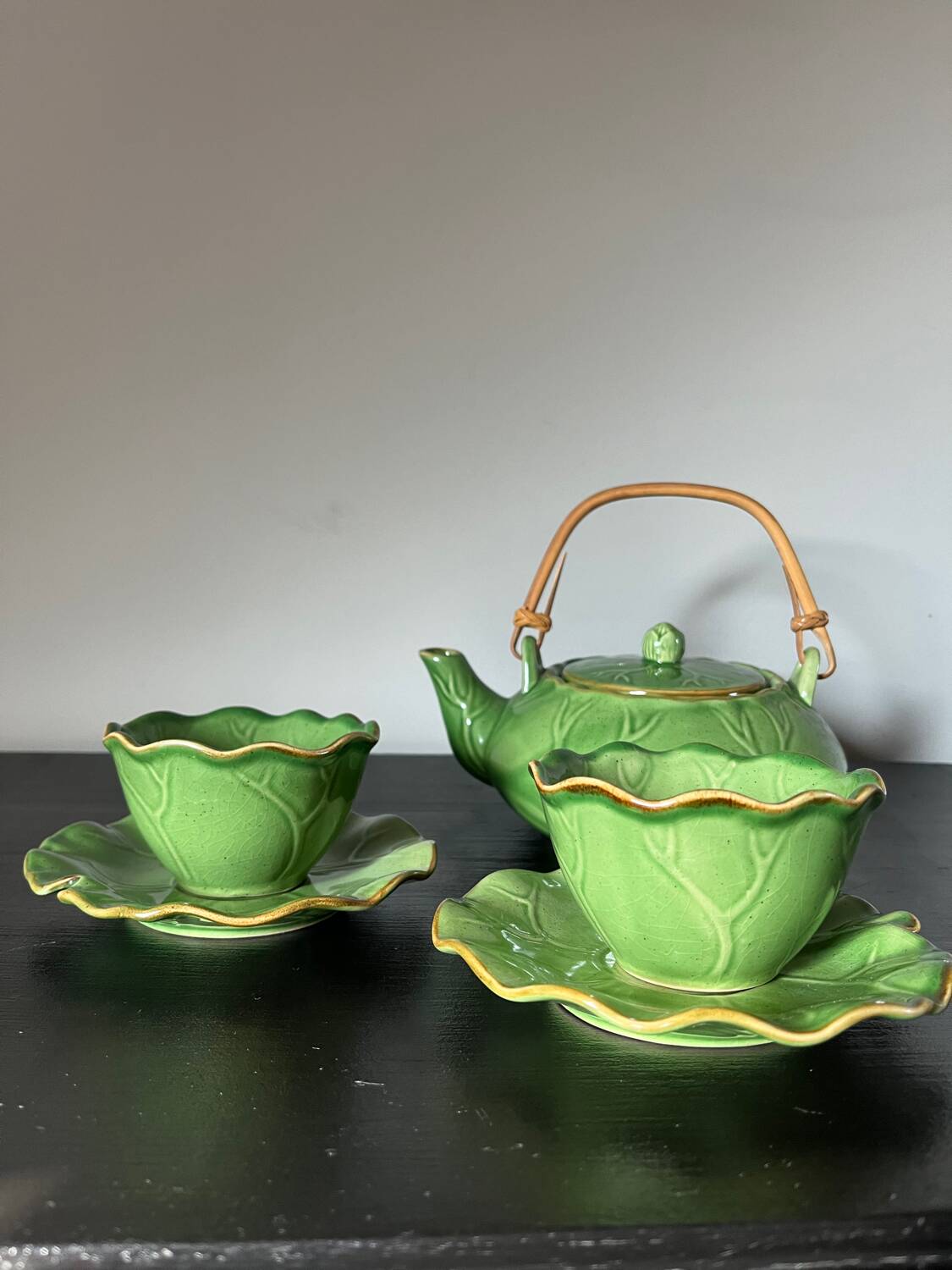 Cabbage tea set