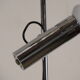 Vintage chrome metal floor lamp - 1970
