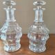 Paire de carafes anciennes 19ème siècle
