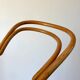 Baumann bistro chair in bent wood and blond wood canning 40s-50s
