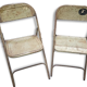 Paire de chaise  pliante / industrielles