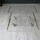 Table basse à roulettes en Altuglass par David Lange