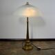 1940s Art Deco brass lamp | 2x E27 | Glass | Vintage