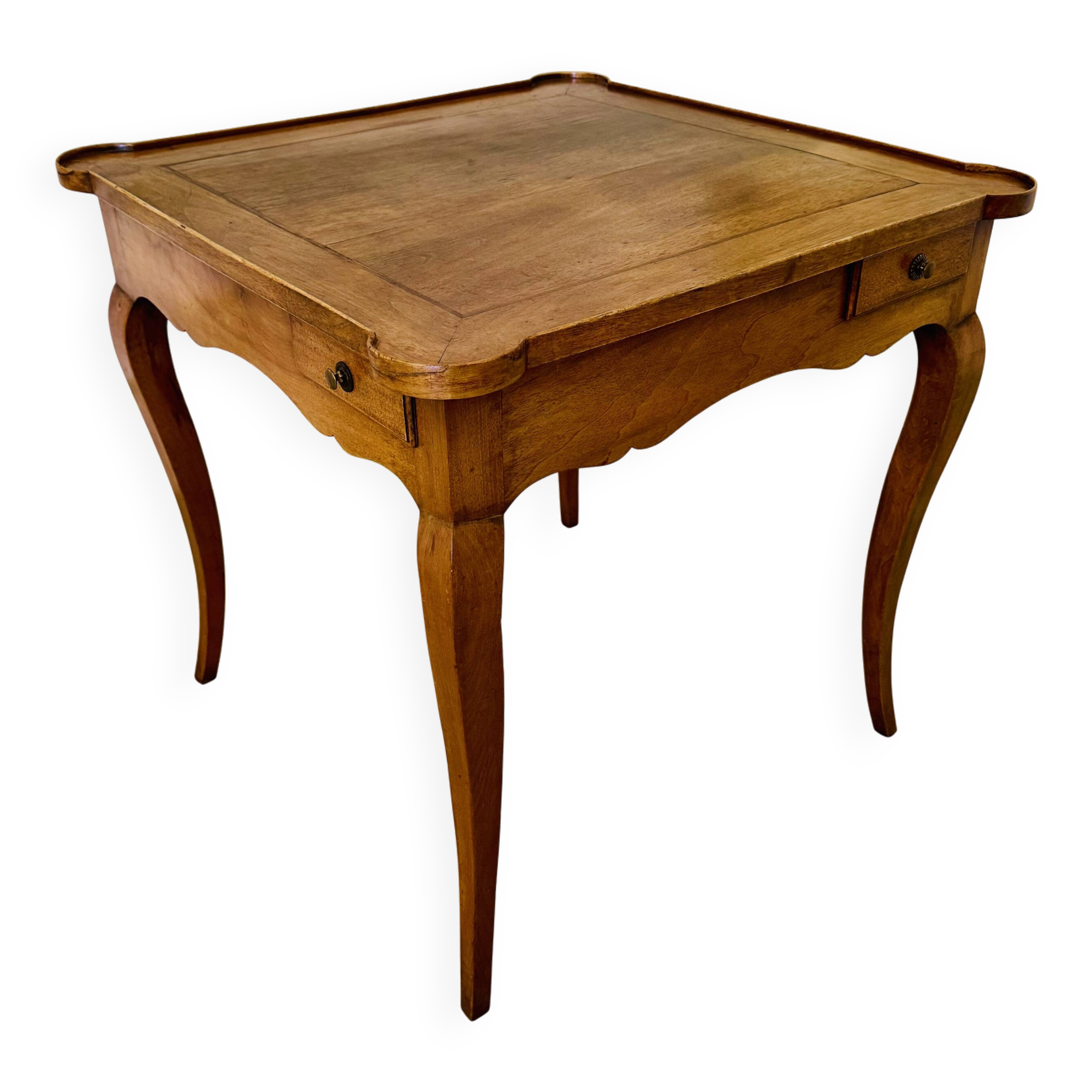 Louis XV style game table with 4 drawers
