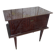 Vintage 1950s-60s Mahogany Veneer Wood Nightstand