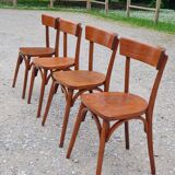 Set of 4 Baumann bistro chairs