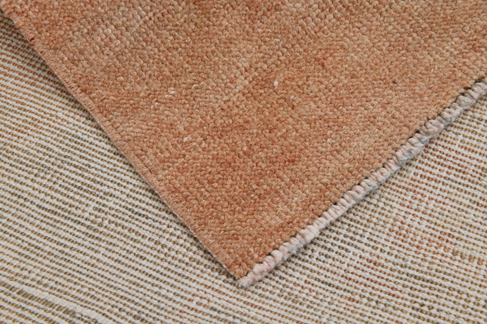 Rug For Hallway Turkish Vintage Runner Rug, 86x341Cm