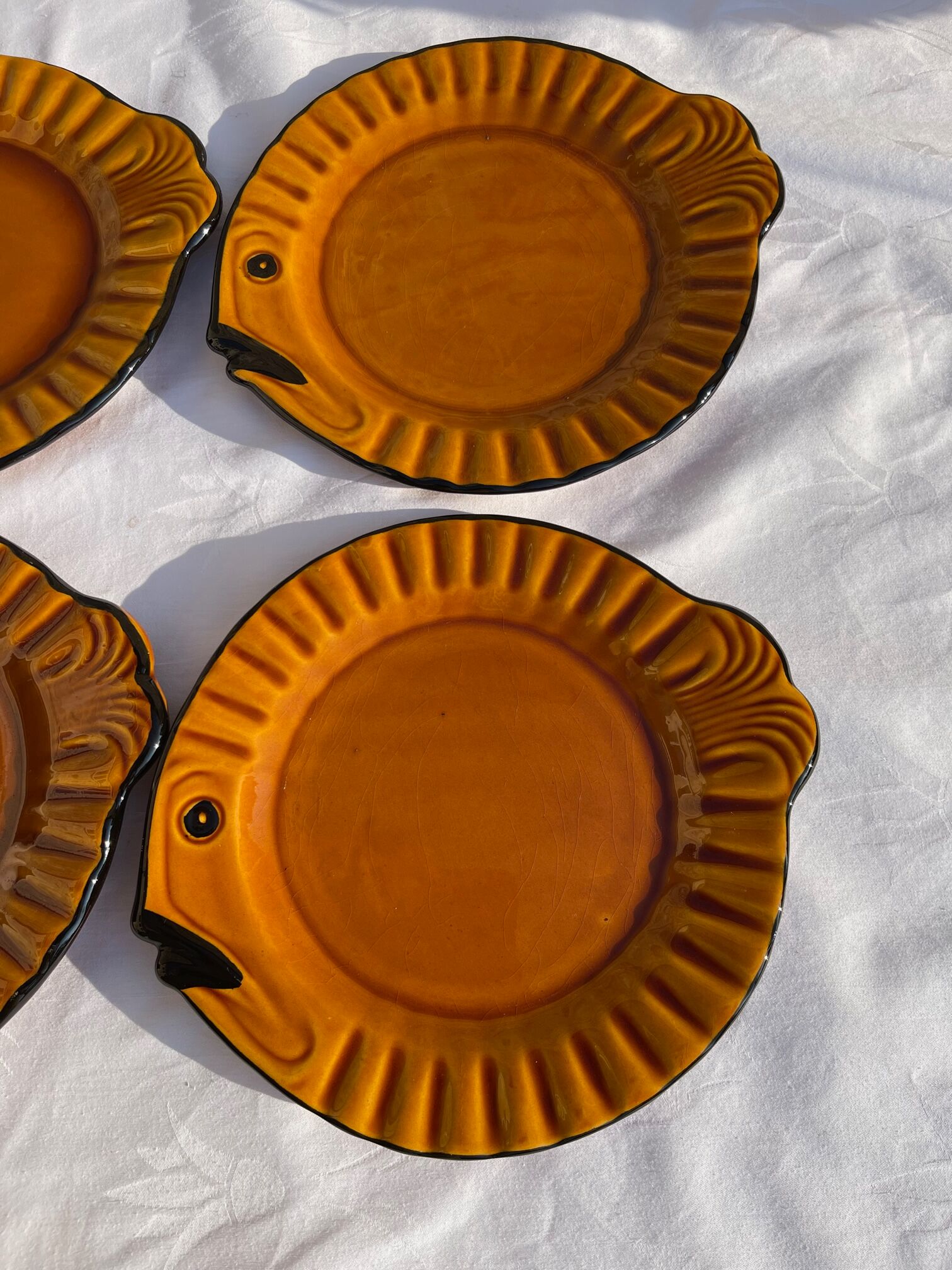 Plates and Dish Fish Vallauris