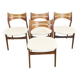Ensemble de chaises par Erik Buch, années 1960