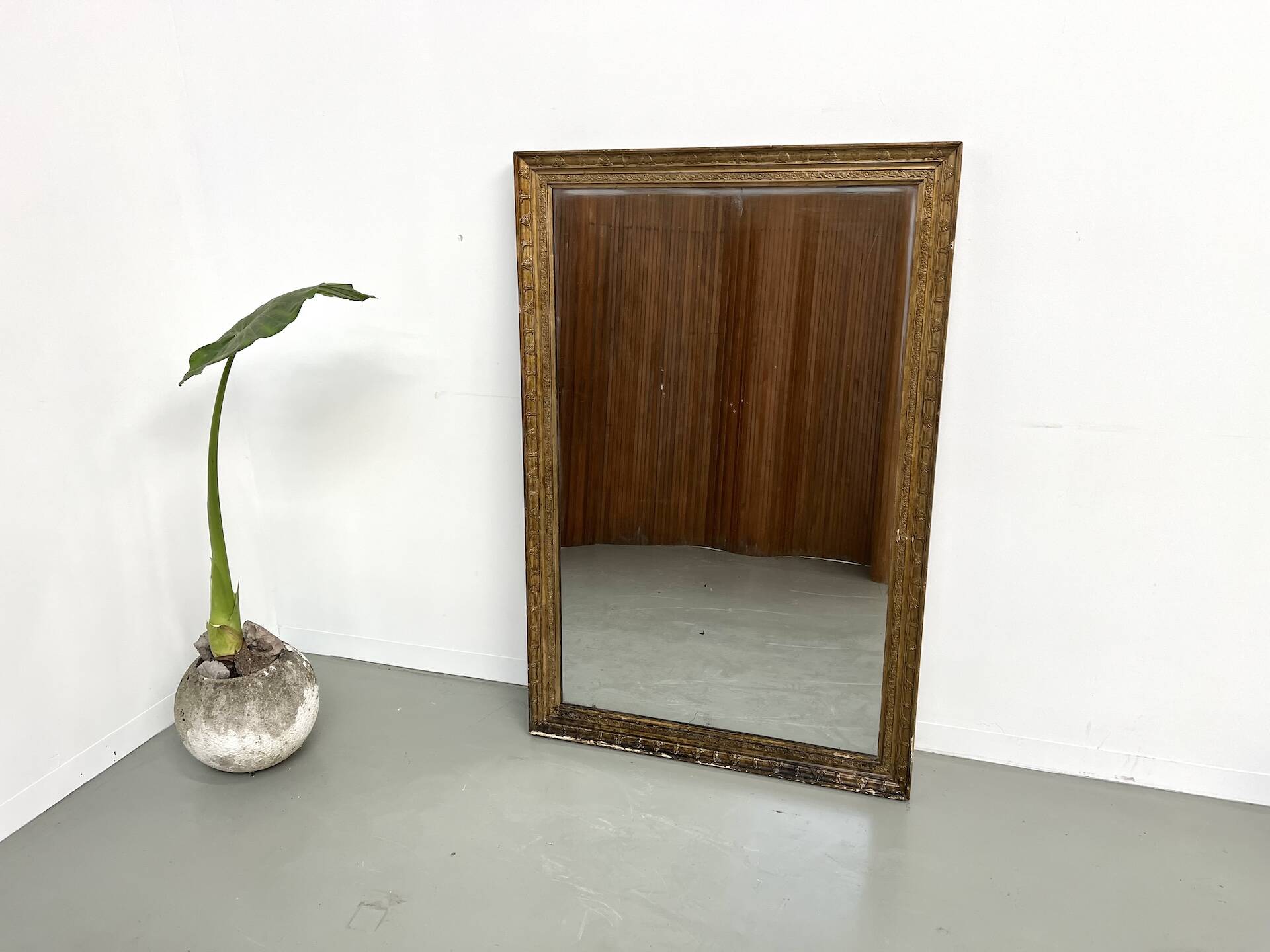 Miroir ancien doré, vers 1900