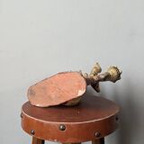 Kabyle candle holder terracotta pottery handcrafted ethnic tribal decoration