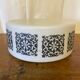 Antique White Opaline Wall Light + Vintage Black Baroque Decor