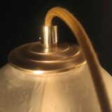Suspension globe verre soufflé doré