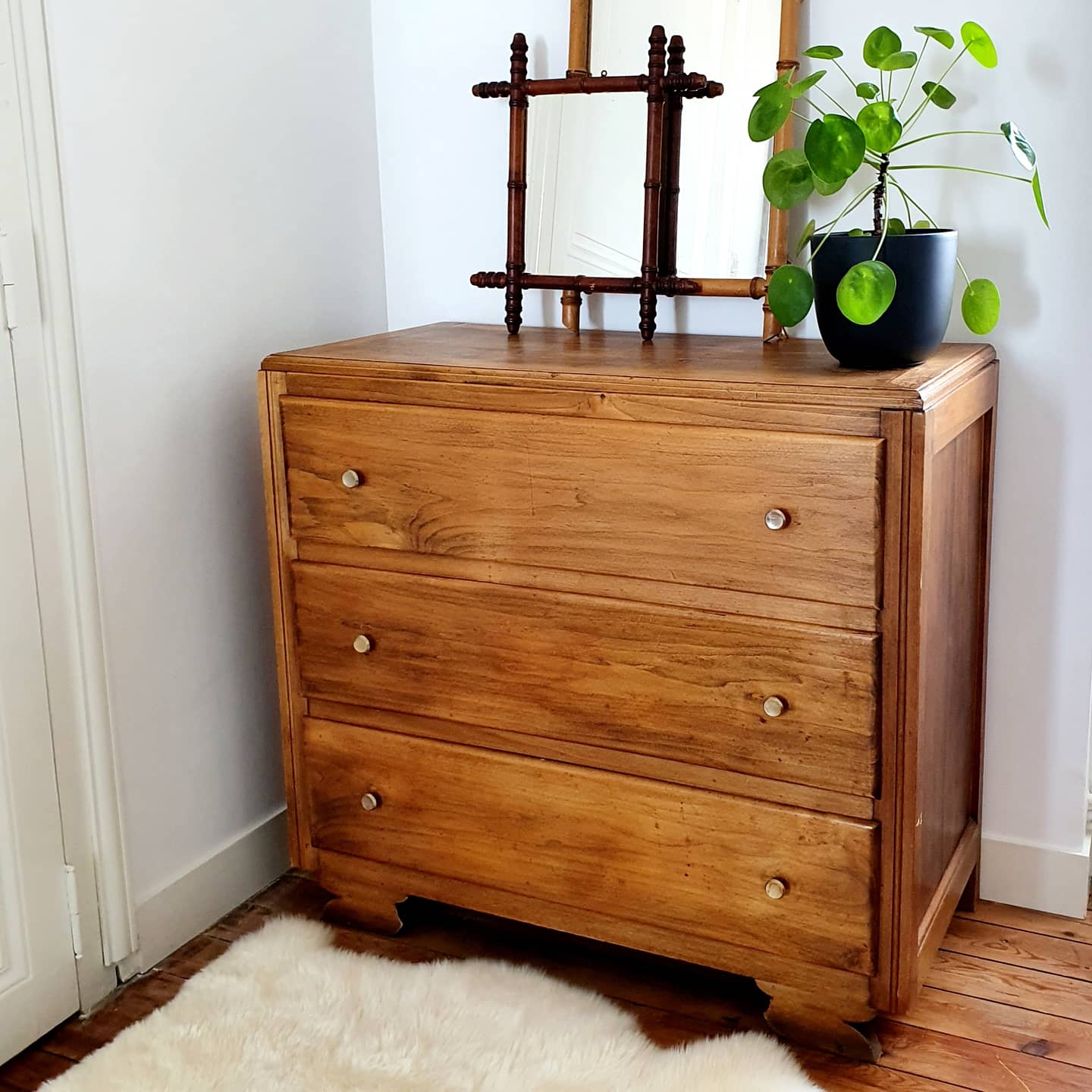 Commode vintage, 3 tiroirs