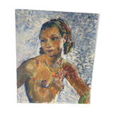 Portrait by Émile Compard (1900-1977)