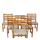 2 of 6 Kurt Østervig Oak Dining Chairs for KP Møbler, 1960s Danish