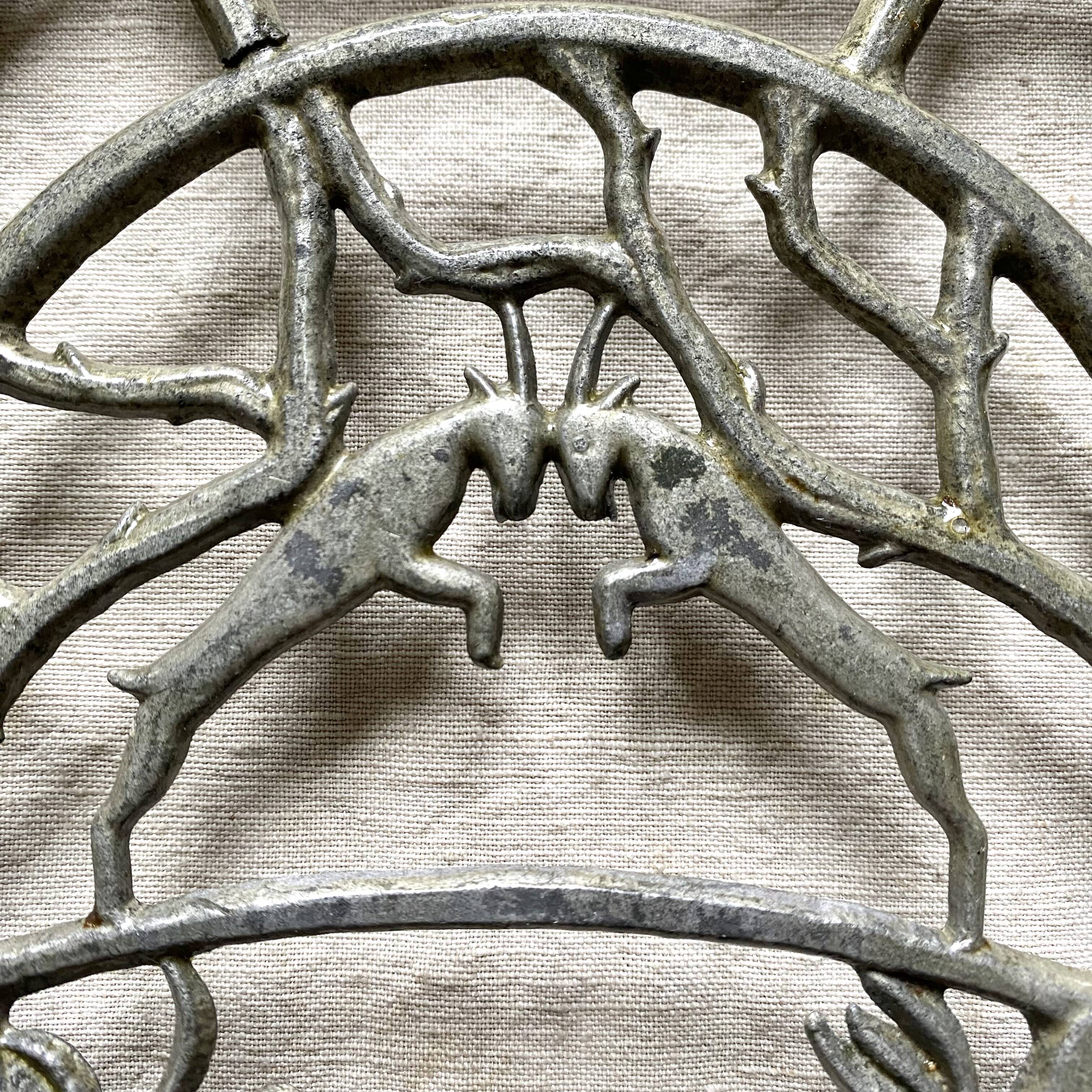 Antique aluminum trifle